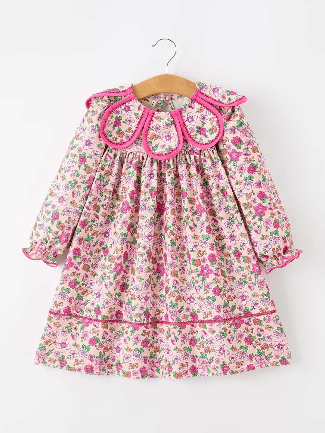 Hot Pink Floral Petals Collar