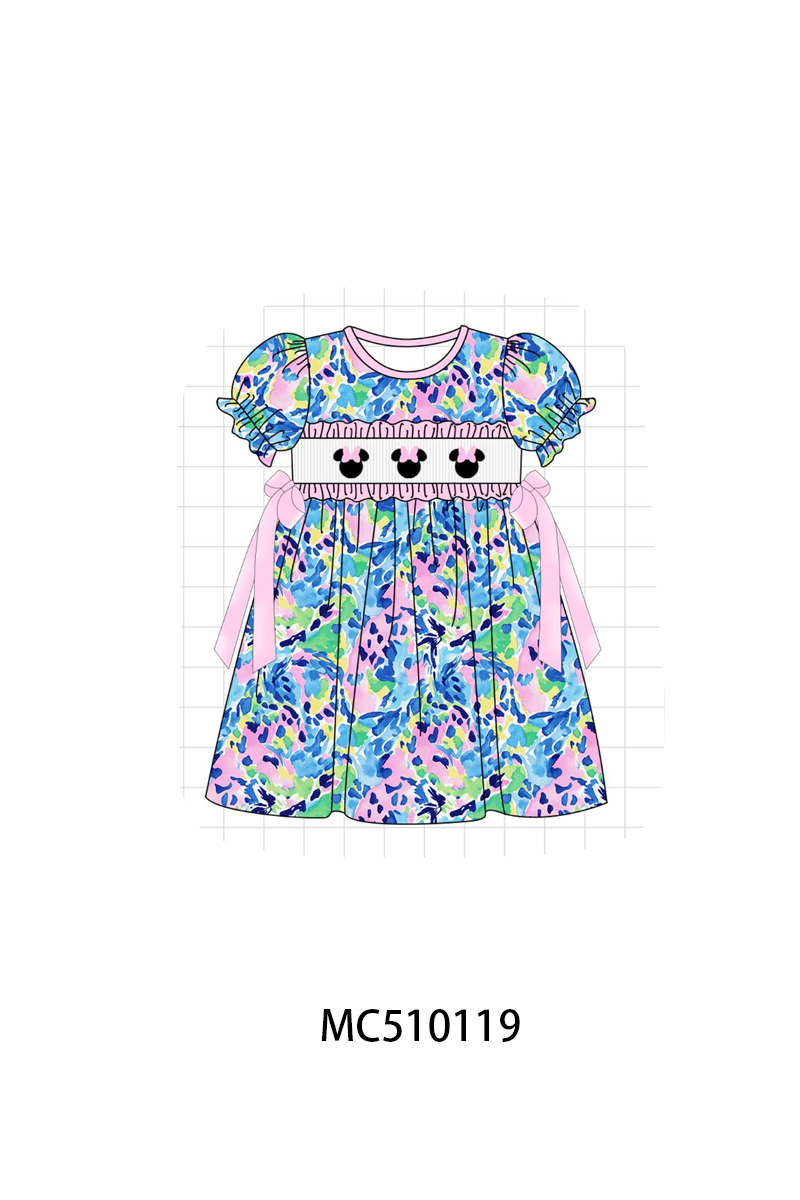 PO69 Pink character smocked collection