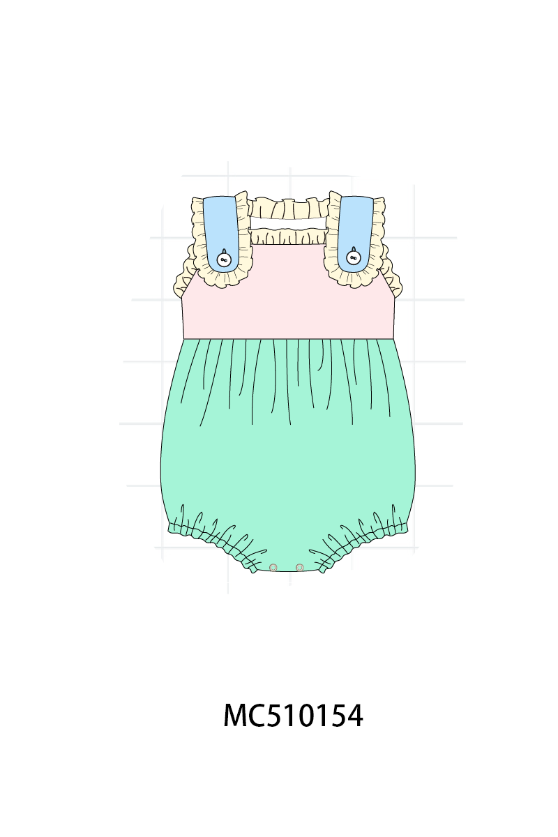 PO69 Color blocks ruffle collection 1