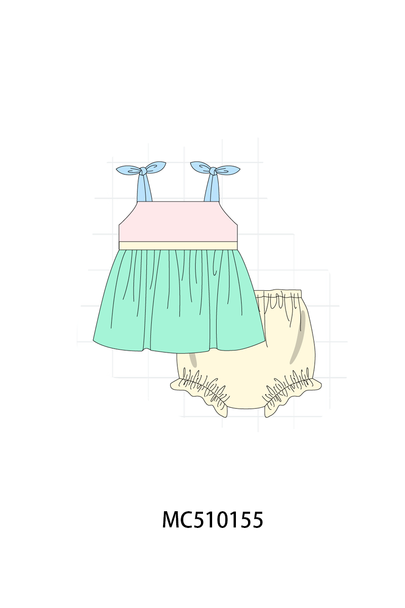 PO69 Color blocks ruffle collection 1