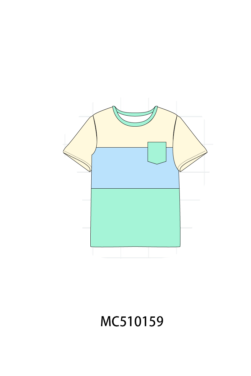 PO69 Color blocks ruffle collection 1