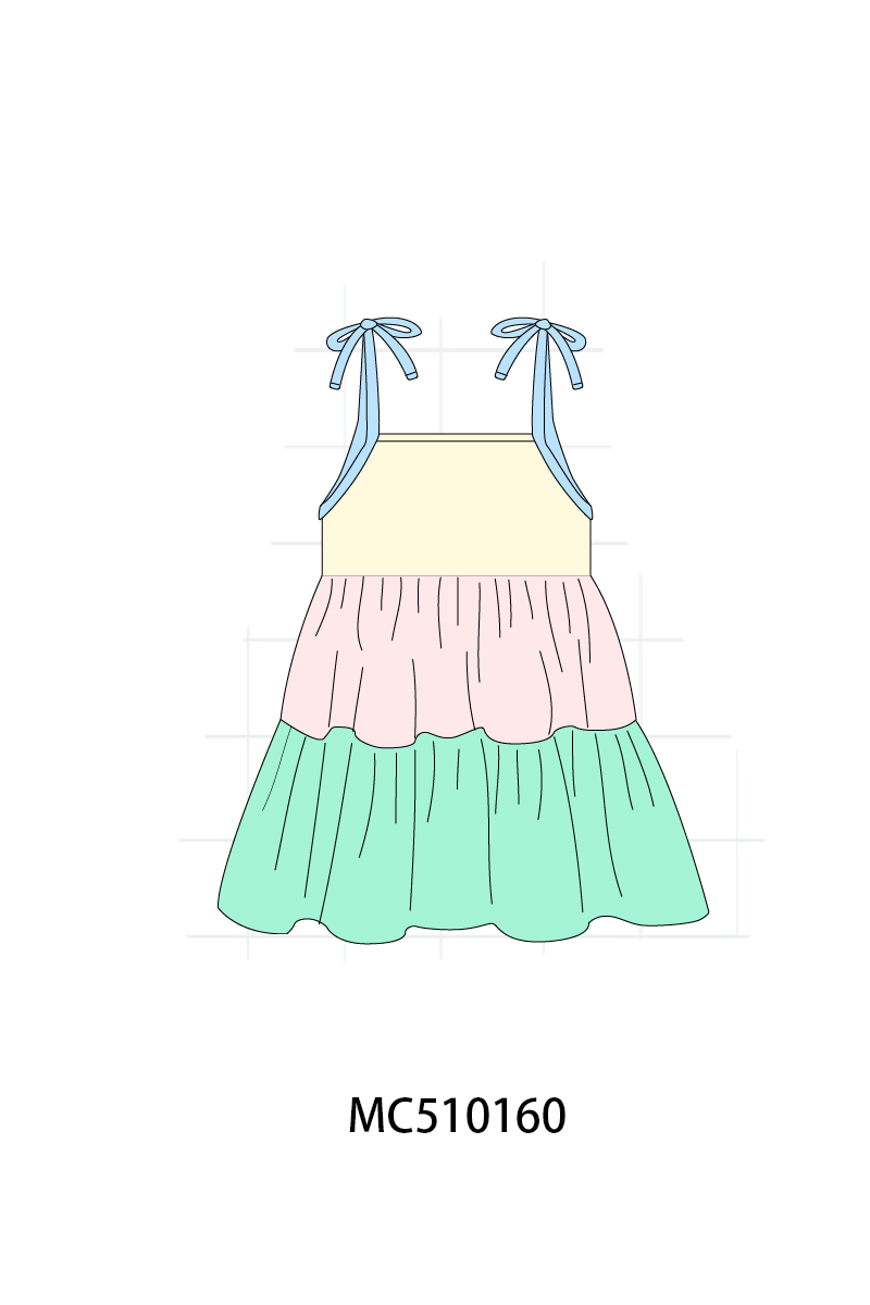 PO69 Color blocks ruffle collection 1