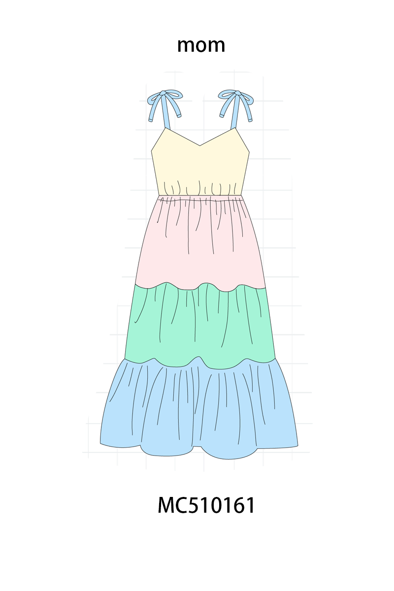 PO69 Color blocks ruffle collection 1