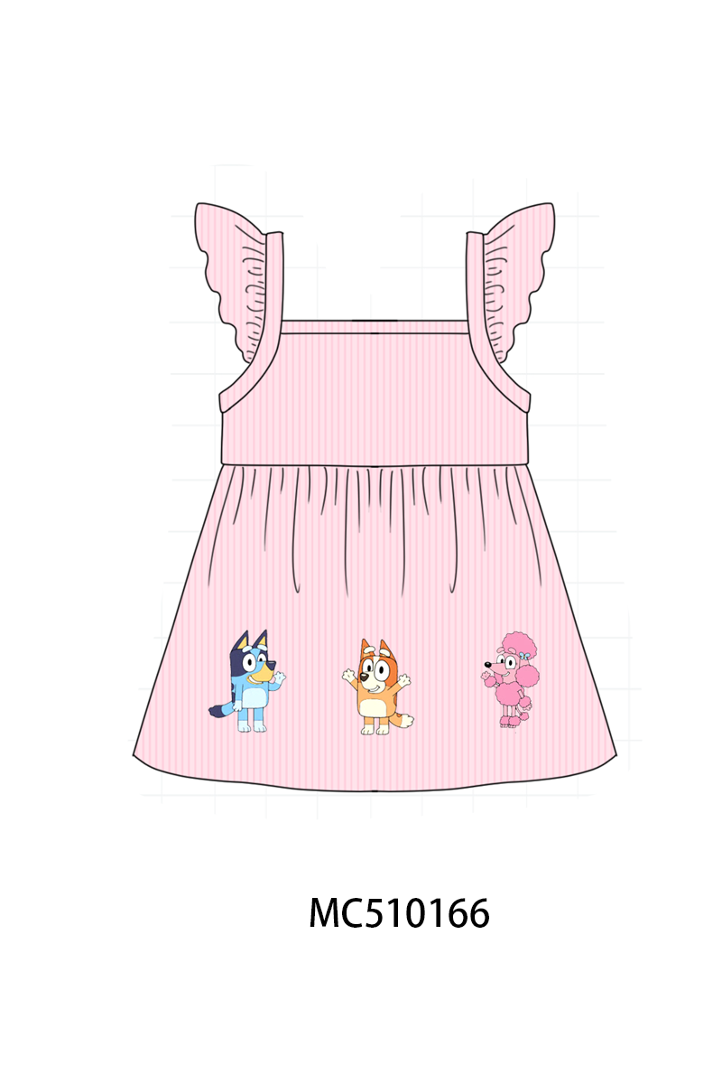 PO69 Pink&blue character applique collection