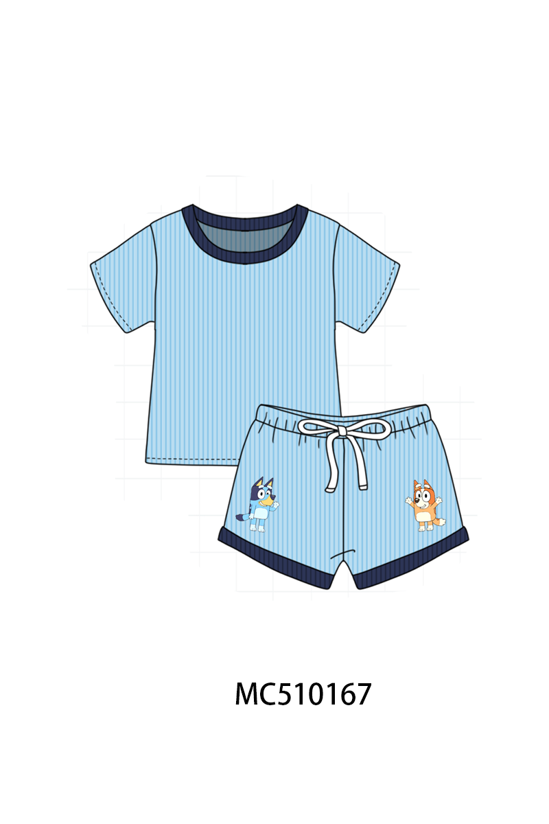 PO69 Pink&blue character applique collection