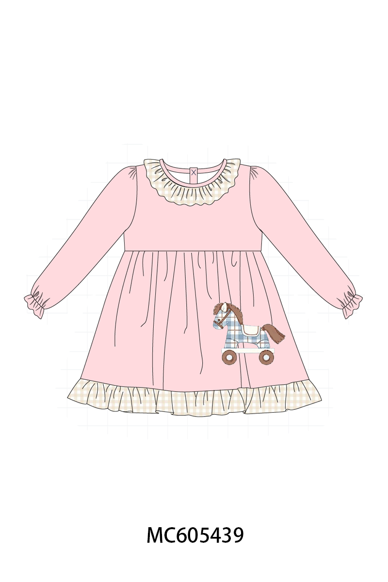PO93 Pink&blue my little pony embroidery collection