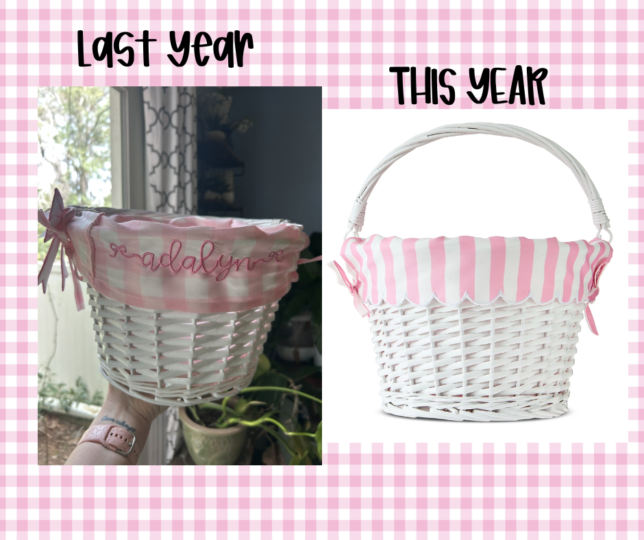 Embroidered Easter Basket