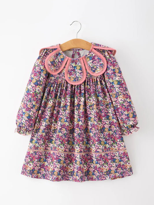 Pink Floral Petals Collar