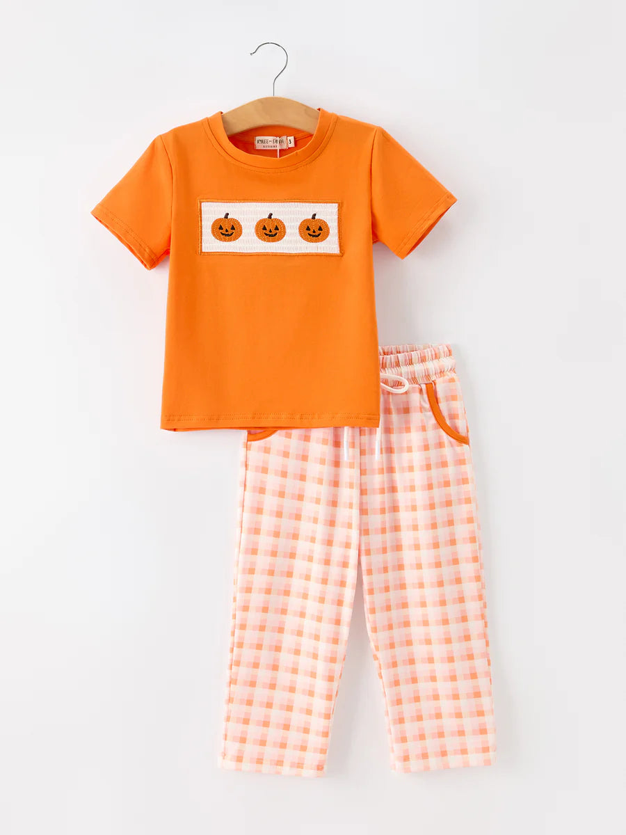 Halloween Pumpkin Plaid
