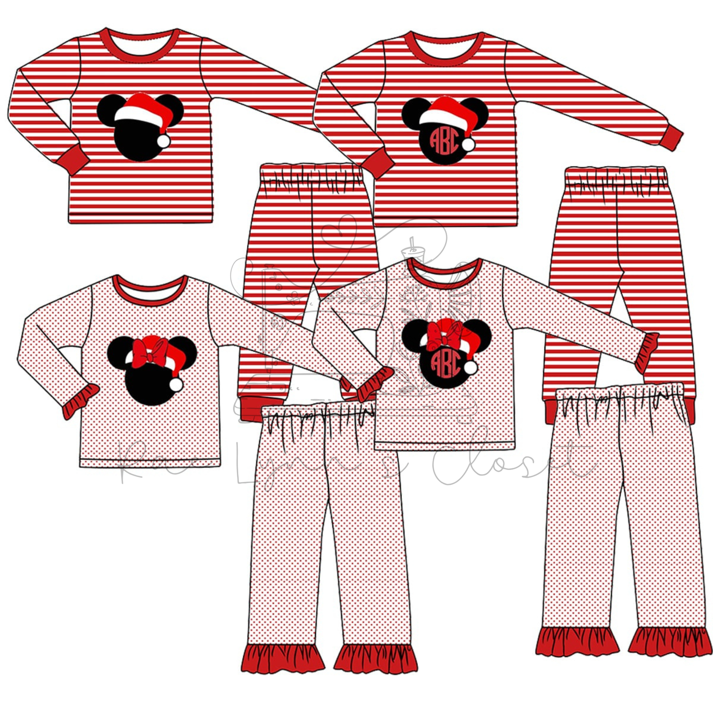 Friends Monogram Pajama (ETA: Early Nov)