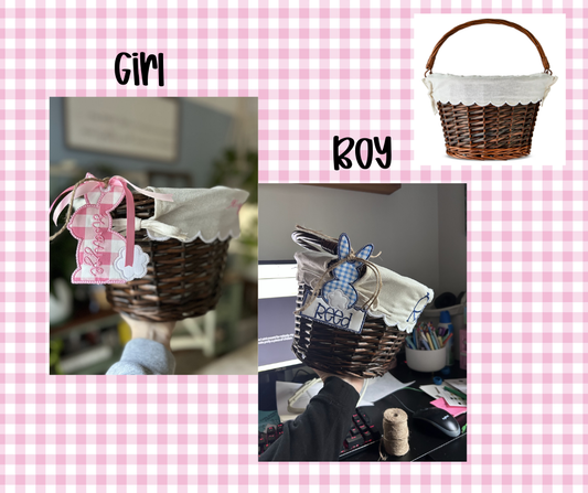 Embroidered Easter Basket