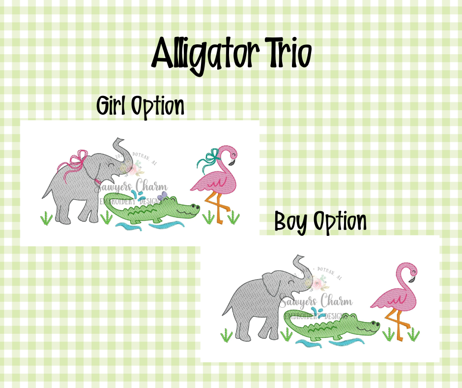 Embroidered Zoo Shirts and Bubbles