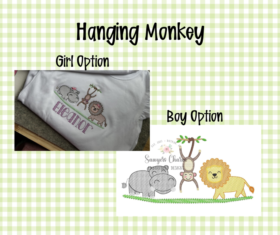 Embroidered Zoo Shirts and Bubbles