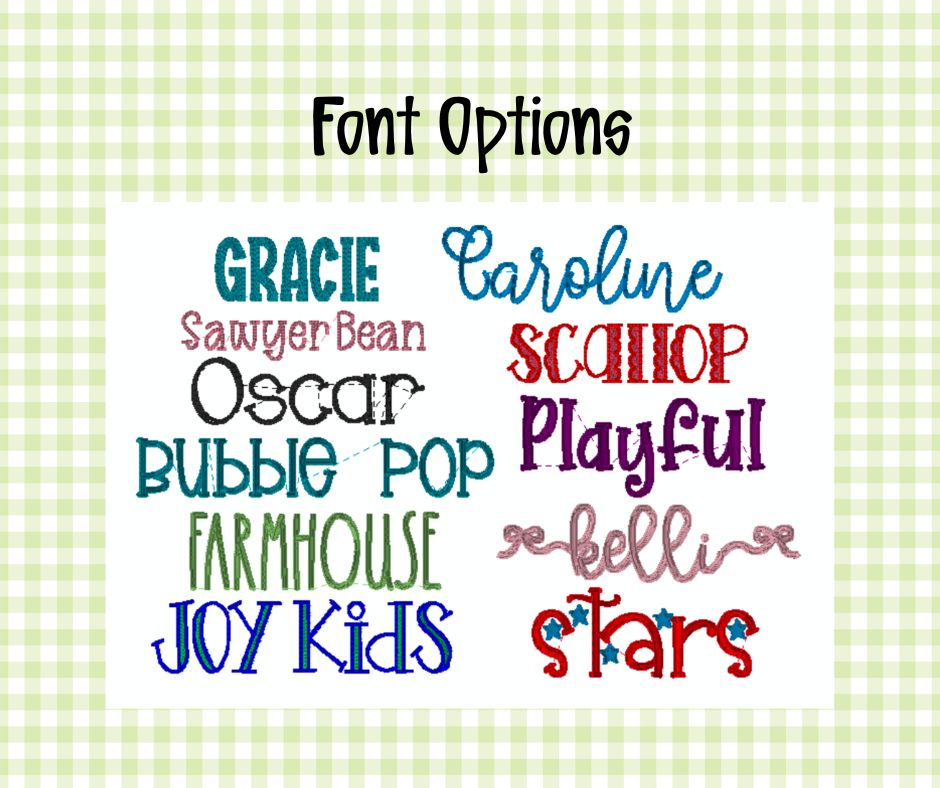 Embroidered Zoo Shirts and Bubbles