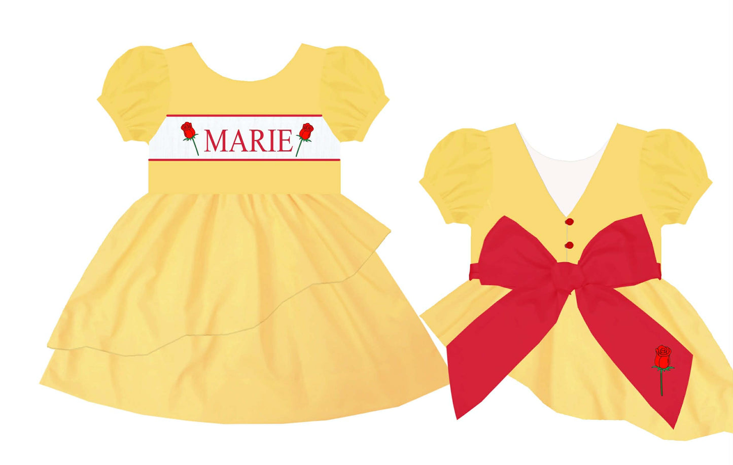 Handsmock Princess Dress