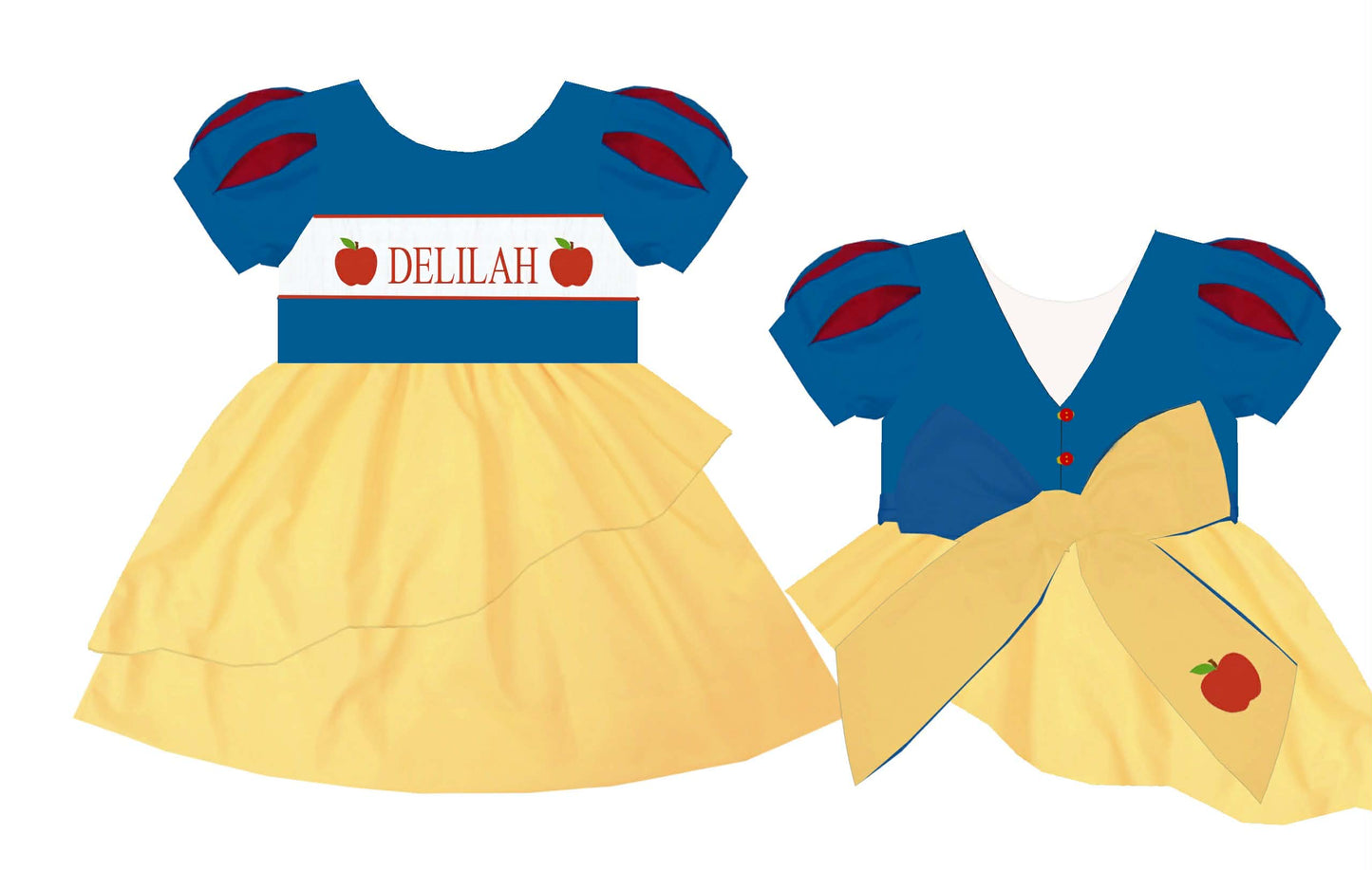 Handsmock Princess Dress