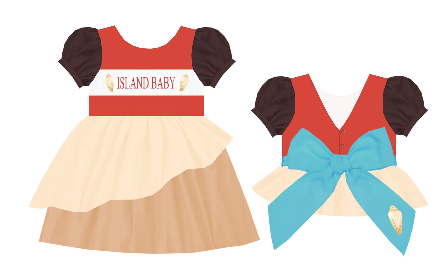 Handsmock Princess Dress