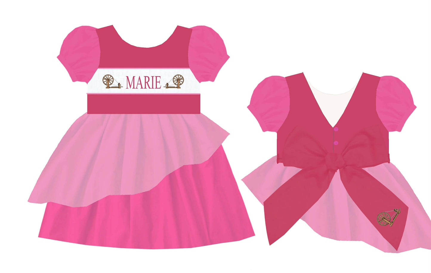 Handsmock Princess Dress