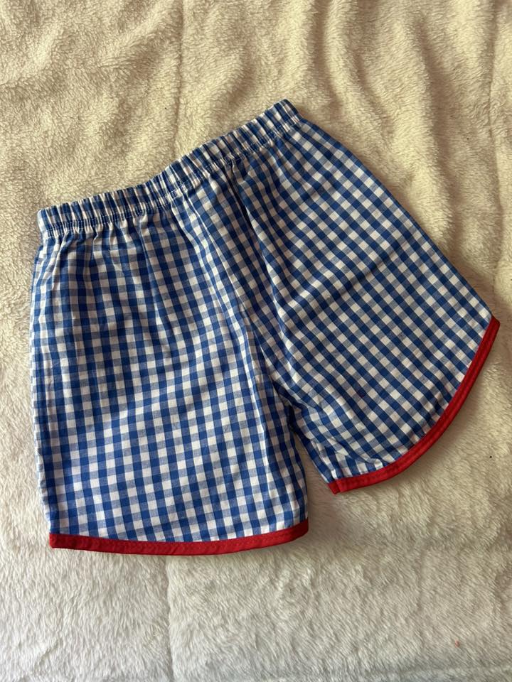 Embroidered RWB Gingham Sets