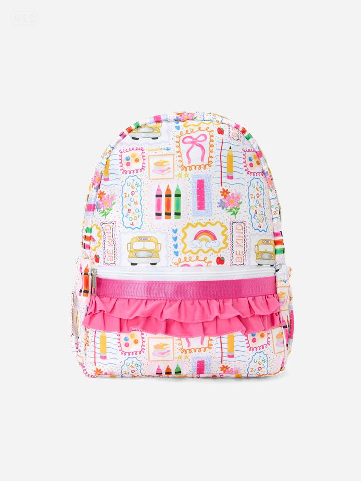 Embroidered Book Bag