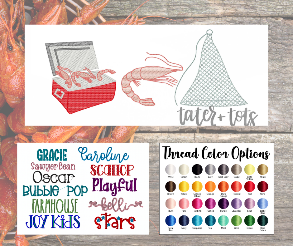 Louisiana Saturday Night Embroidered Shirts and Bubbles