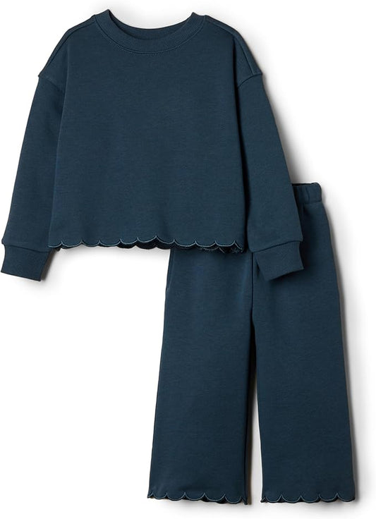 Navy Scallop Set