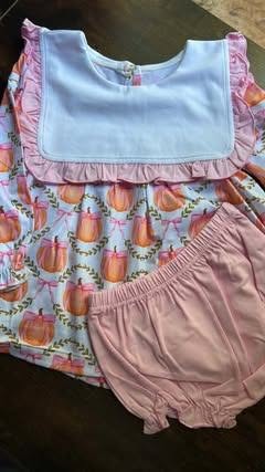 Pumpkin Diaper Set