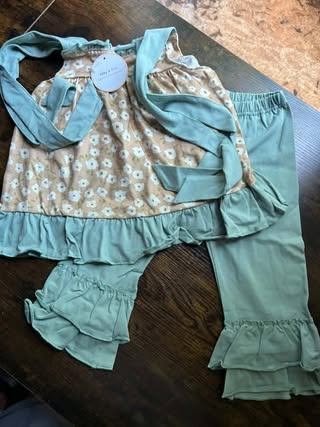 Teal Floral