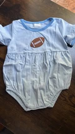 Blue Football Bubble