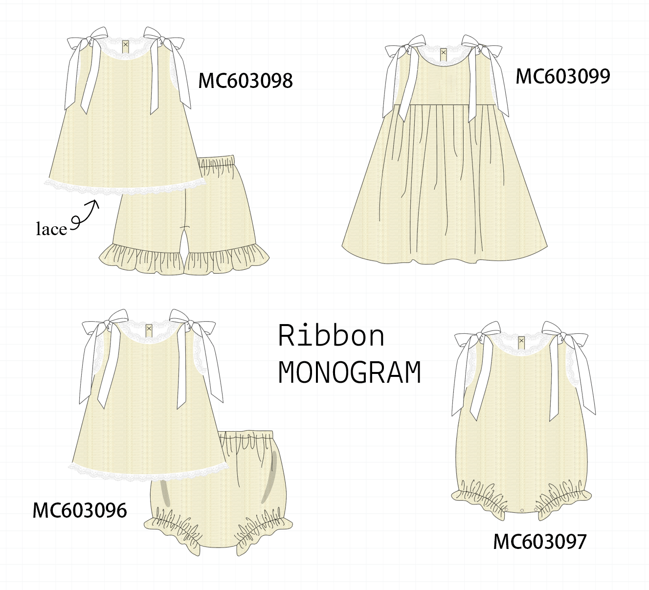 PO83 Beige ribbon lace collection