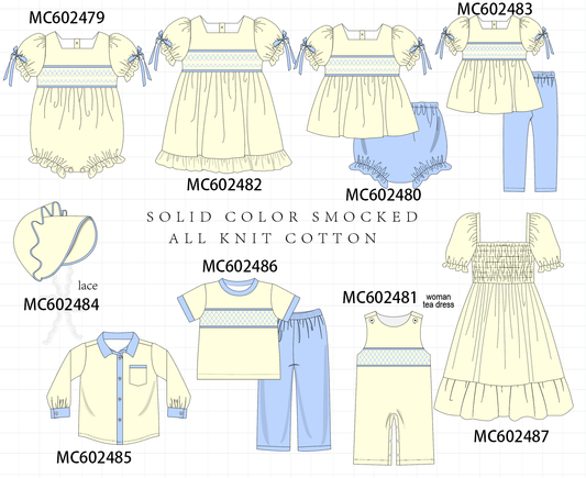 PO82 Beige smocked collection