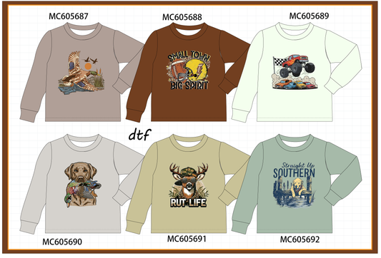 PO93 Boys print top collection