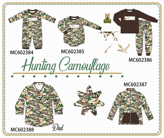 PO82 Camouflage hunting embroidery collection