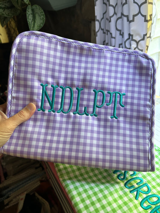 Embroidered Travel Bag