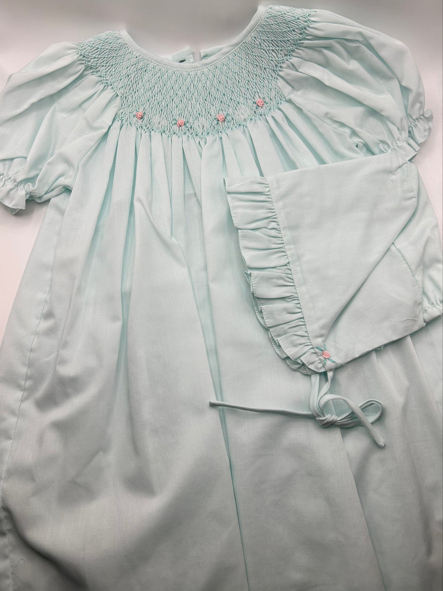 Smocked Daygown with Raglan Embroidery