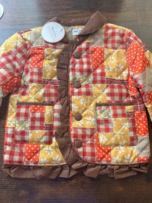 Brown Quilted Jacket