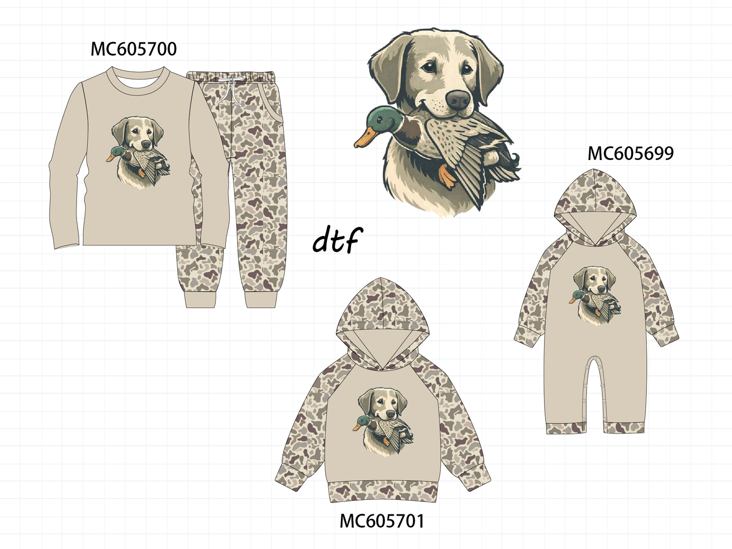 PO93 Khaki camo hunting print collection
