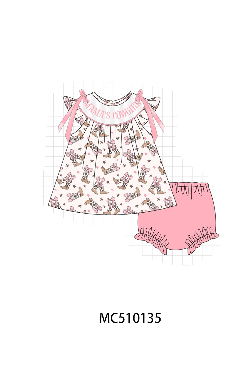PO69 Western cowboy boots smocked collection 1