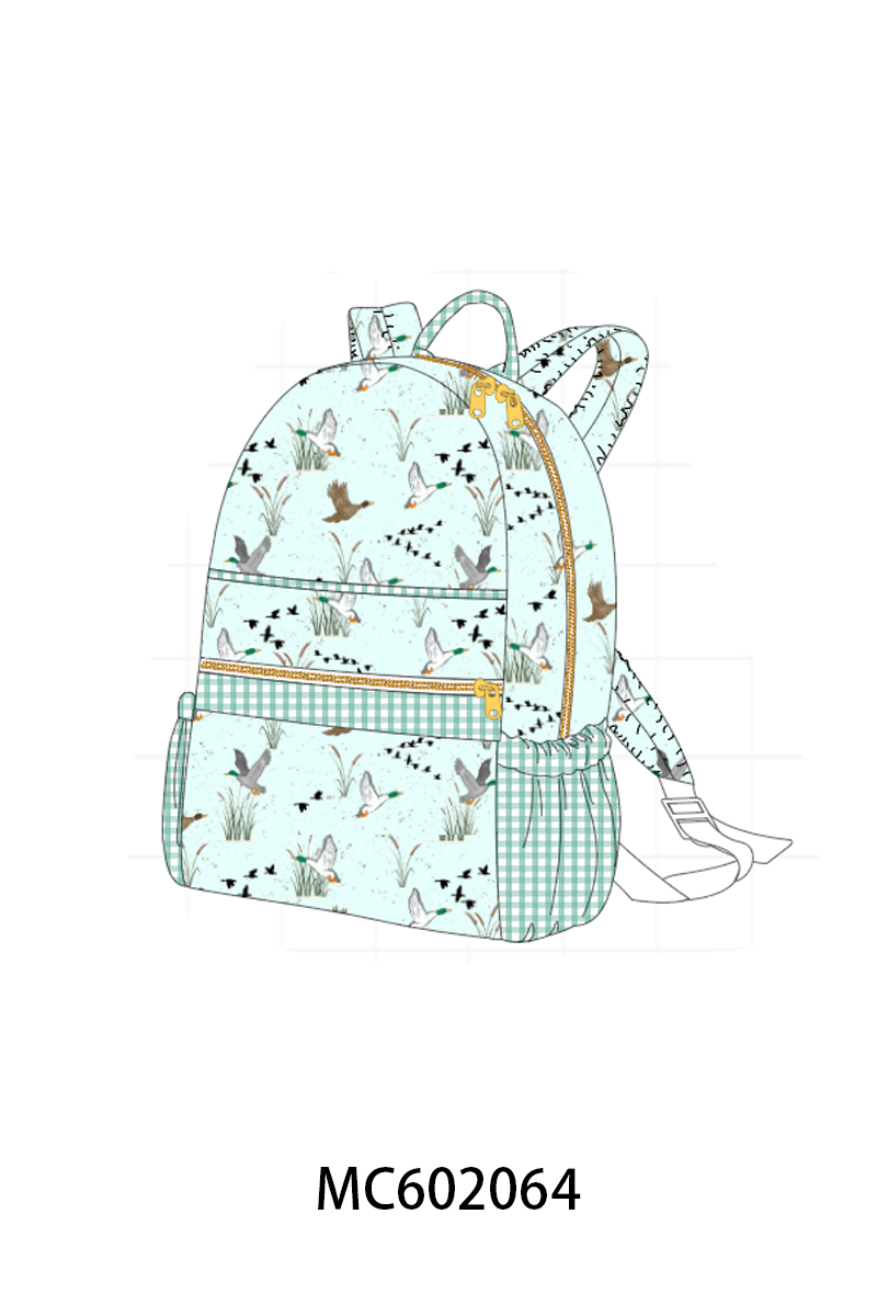 PO81 Green duck print collection