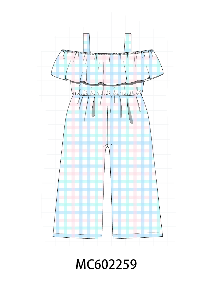 PO81 Mint plaid ruffle collection