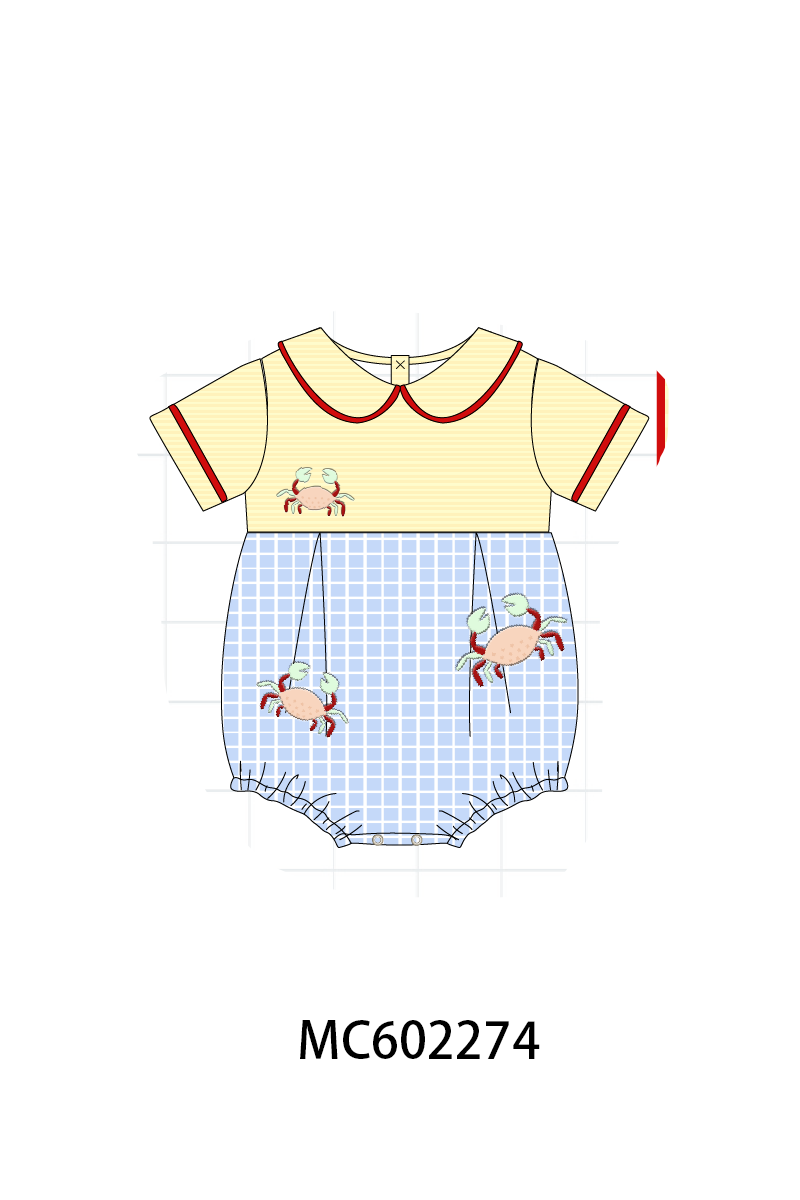 PO81 Blue crab applique collection