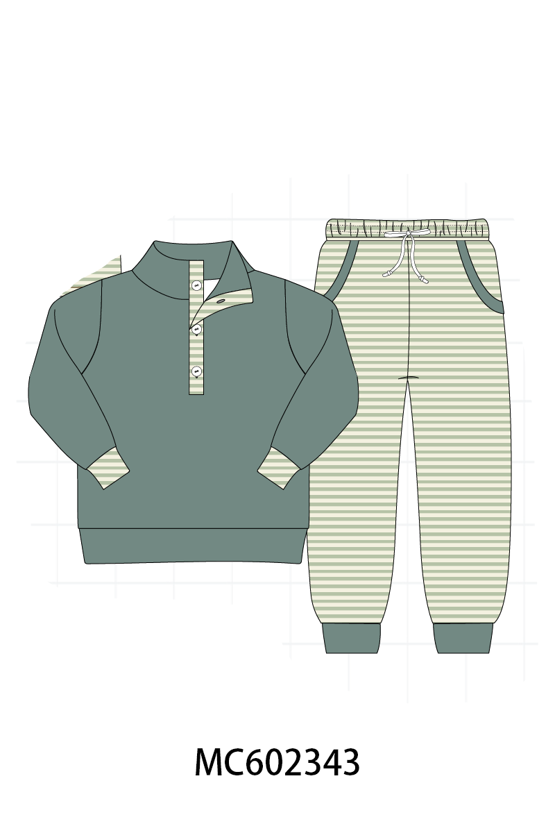 PO82 Teal floral lace bow stripe collection