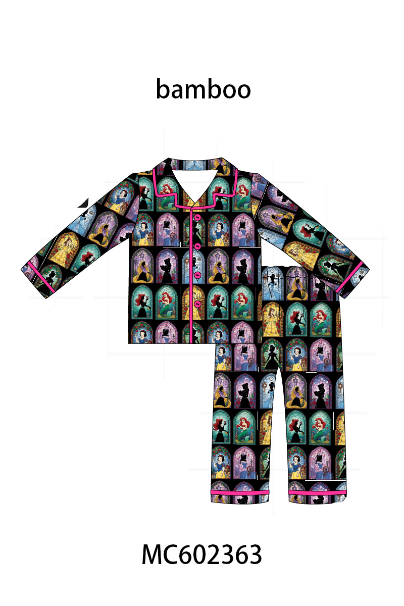 PO82 Black character princess print collection