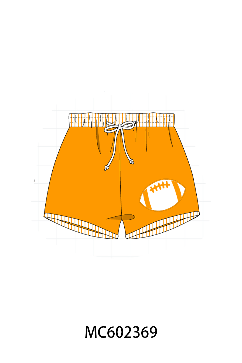 PO82 Orange Tennessee bow floral print ruffle swimsuit collection