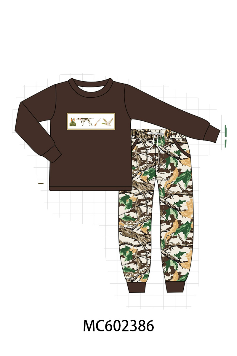 PO82 Camouflage hunting embroidery collection