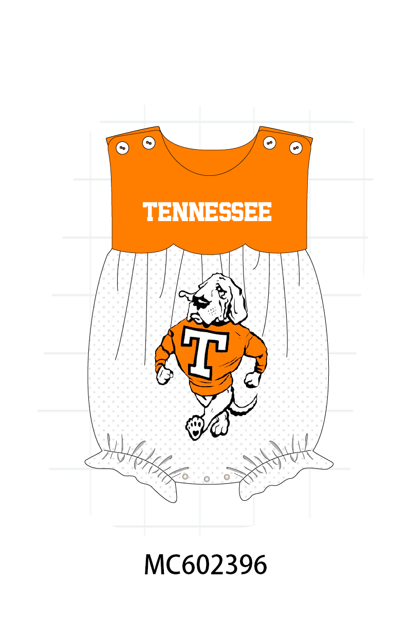 PO82 Orange Tennessee embroidery collection