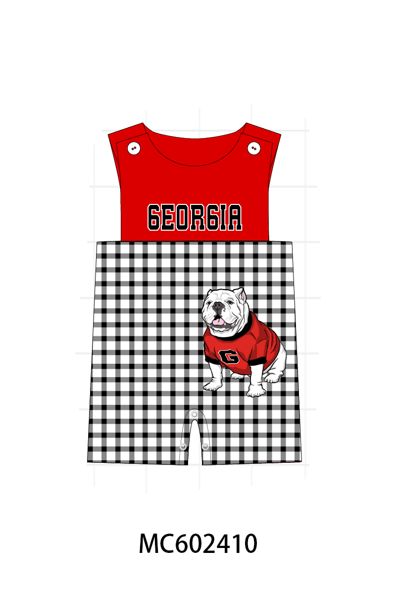 PO82 Red GEORGIA embroidery collection