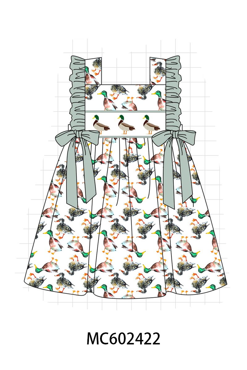 PO82 Sage duck french knot collection