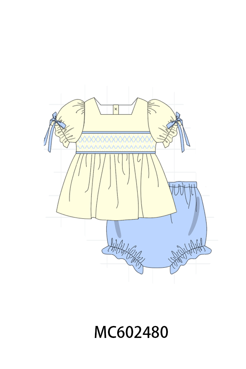 PO82 Beige smocked collection