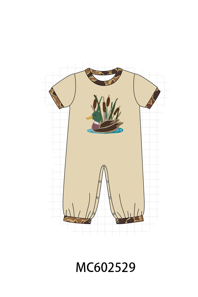 PO82 Camouflage duck embroidery collection